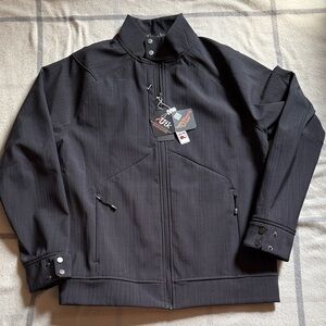 North End Sport Gray Soft Shell Jacket Size Medium